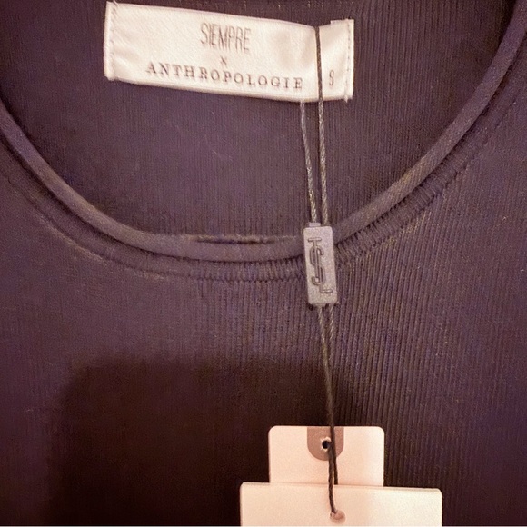 NWT Siempre x Anthropologie - Black and White Midi Dress - Picture 10 of 15